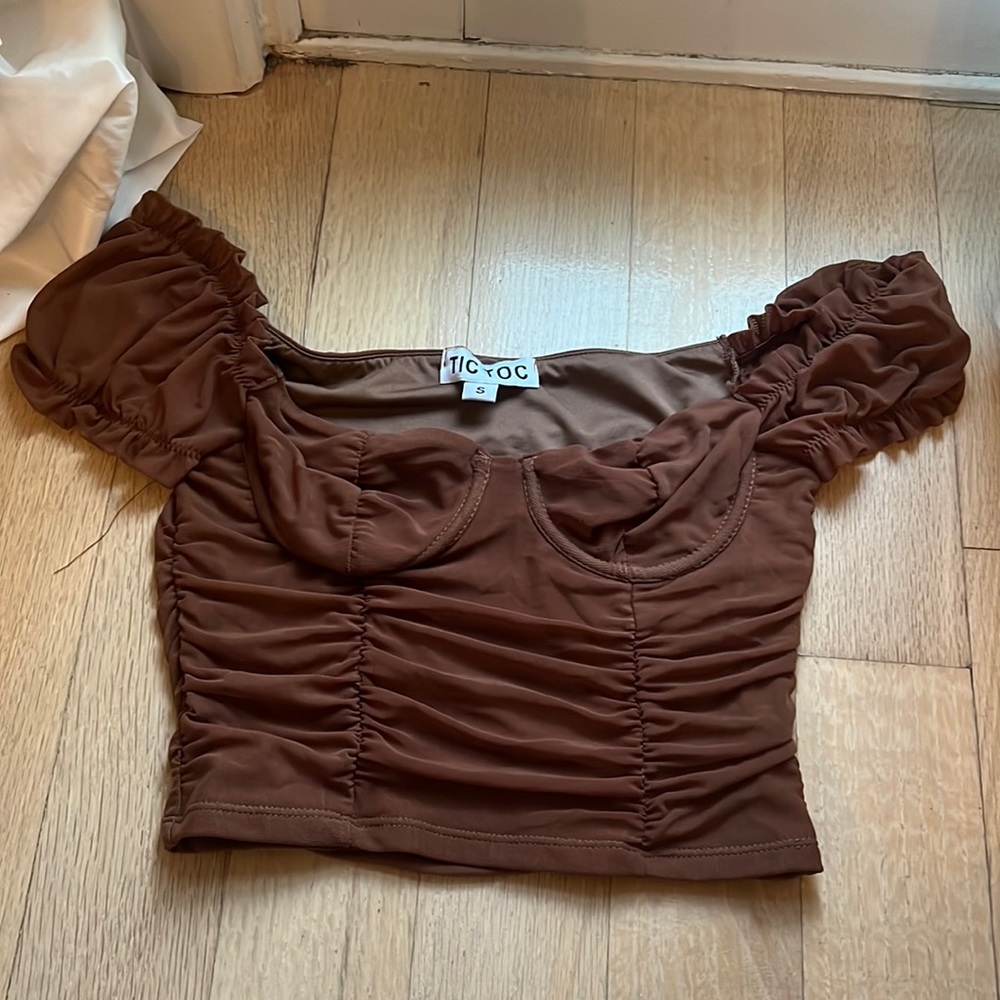 Brown Corset Top